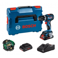 BOSCH GSB 18V-90 C smūginis gręžtuvas - suktuvas 2x4 Ah ProCore L-Boxx + GCY 42